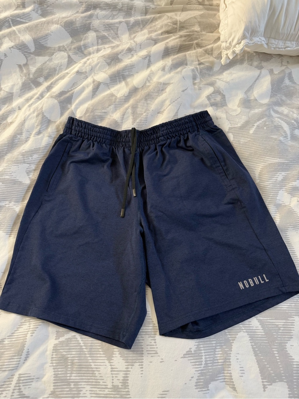 NOBULL Men's Dark Navy Athletic Training Shorts